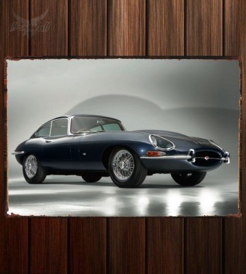 Металлическая табличка Jaguar E-Type Coupe (Series I) 334